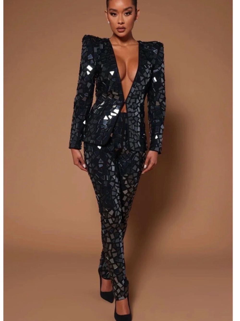 Lady Gaga / Mirrored Disco Suit – Women’s Medium